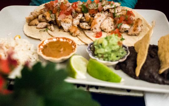 chicken fajitas