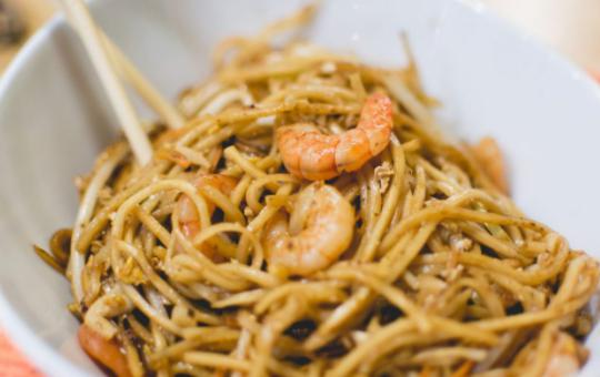 shrimp spaghetti